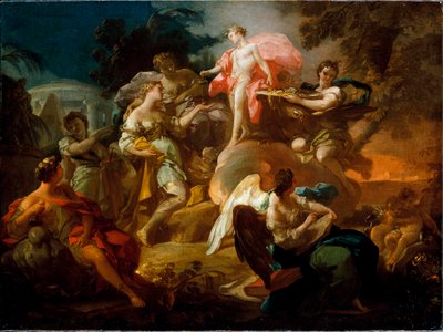 Apollo Awarding the Arts by Corrado Giaquinto